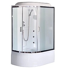 Душевая кабина 120х80х217 см Royal Bath RB8120BK2-M-CH-R матовое