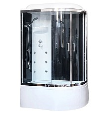 Душевая кабина 120х80х217 см Royal Bath RB8120BK3-BT-CH-L прозрачное