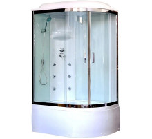 Душевая кабина 120х80х217 см Royal Bath RB8120BK3-WT-CH-L прозрачное