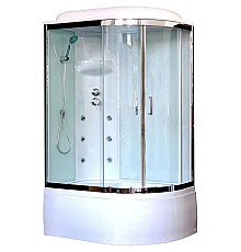 Душевая кабина 120х80х217 см Royal Bath RB8120BK3-WT-CH-L прозрачное