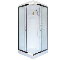 Душевая кабина 90х90х217 см Royal Bath RB90HP1-T-CH прозрачное