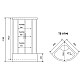 Заказать Душевая кабина 90x90x218 см Timo Eco TE-0790 P матовое в магазине сантехники Santeh-Crystal.ru