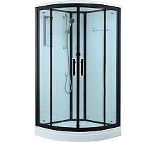 Душевая кабина 100x100x220 см Timo Standart T-6601 B прозрачное