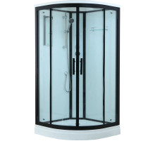 Душевая кабина 100x100x220 см Timo Standart T-6601 B прозрачное