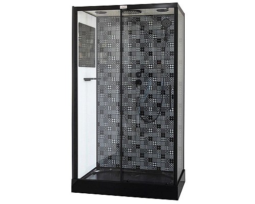 Приобрести Душевая кабина 110x80x210 см Esbano Elegancia ESB-1180 CKR прозрачное в магазине сантехники Santeh-Crystal.ru