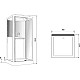 Приобрести Душевая кабина 110х90х225 см Grossman GR123(R) прозрачное в магазине сантехники Santeh-Crystal.ru