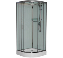 Душевая кабина 110x110x220 см Frank F410 М Brilliant 20082 текстурное стекло