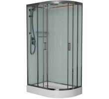 Душевая кабина 120x80x220 см Frank F412L М Brilliant 20090 текстурное стекло