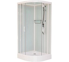 Душевая кабина 80x80x220 см Frank F408 White 408008 прозрачное