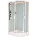 Душевая кабина 100x80x220 см Frank F418L White 418418 прозрачное