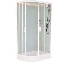 Душевая кабина 100x80x220 см Frank F418R White 418419 прозрачное