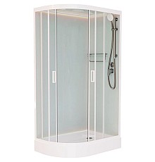 Душевая кабина 100x80x220 см Frank F418R White 418419 прозрачное