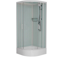 Душевая кабина 90x90x220 см Frank F409/1 М White 20024 текстурное стекло