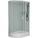 Душевая кабина 120x80x220 см Frank F412/1R White 129009 прозрачное