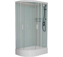 Душевая кабина 120x80x220 см Frank F412/1R White 129009 прозрачное