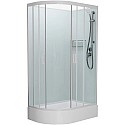 Душевая кабина 120x80x215 см Frank F412/1R White 130009 прозрачное