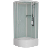 Душевая кабина 90x90x220 см Frank F409/2 White 131009 прозрачное