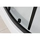 Купить Душевая кабина 110x80x215 см Frank F411L Black 114004 прозрачное в магазине сантехники Santeh-Crystal.ru