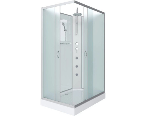 Заказать Душевая кабина 120х90х240 см Niagara NG-43295-14QBKTG матовое в магазине сантехники Santeh-Crystal.ru