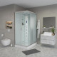 Купить Душевая кабина 120х90х220 см Niagara NG-43295-14QF матовое в магазине сантехники Santeh-Crystal.ru