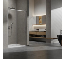 Душевая дверь Vincea Slim VDS-6SL110CL 110 см, профиль хром, стекло прозрачное