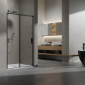 Душевая дверь Vincea Slim VDS-6SL120CLB 120 см, профиль черный матовый, стекло прозрачное