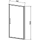 Душевая дверь Vincea Slim VDP-4SL900CL 90 см, профиль хром, стекло прозрачное
