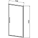 Душевая дверь Vincea Slim VDP-4SL100CLB 100 см, профиль черный матовый, стекло прозрачное