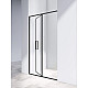 Душевая дверь Vincea Slim VDP-4SL120CLB 120 см, профиль черный матовый, стекло прозрачное