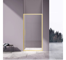 Душевая дверь Vincea Slim VDP-4SL900CLG 90 см, профиль золотой матовый, стекло прозрачное