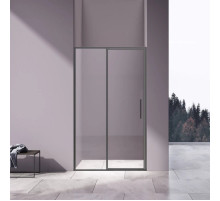 Душевая дверь Vincea Slim VDP-4SL120CLGM 120 см, профиль вороненая сталь, стекло прозрачное
