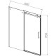 Душевая дверь Vincea Como-N VDS-4CN150CL 150 см, профиль хром, стекло прозрачное