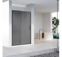 Душевая дверь Vincea Como-N VDS-4CN140CGB 140 см, профиль черный матовый, стекло тонированное