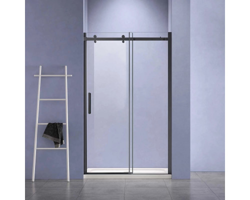 Душевая дверь Vincea Como-N VDS-4CN120CLB 120 см, профиль черный матовый, стекло прозрачное