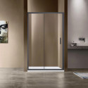Душевая дверь Vincea Garda VDS-1G110CLGM 110 см, профиль вороненая сталь, стекло прозрачное