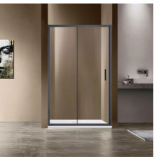 Душевая дверь Vincea Garda VDS-1G115CLGM 115 см, профиль вороненая сталь, стекло прозрачное