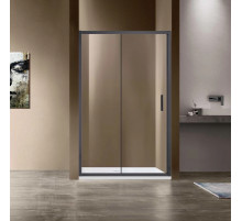 Душевая дверь Vincea Garda VDS-1G125CLGM 125 см, профиль вороненая сталь, стекло прозрачное