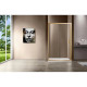Душевая дверь Vincea Garda VDS-1G145CLG 145 см, профиль золотой матовый, стекло прозрачное