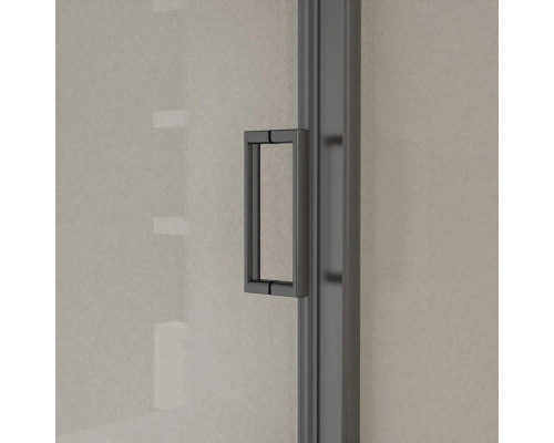 Душевая дверь Vincea City VDS-5CT110CLGM 110 см, профиль вороненая сталь, стекло прозрачное