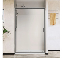 Душевая дверь Vincea City VDS-5CT120CLGM 120 см, профиль вороненая сталь, стекло прозрачное