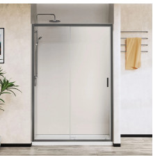 Душевая дверь Vincea City VDS-5CT120CLGM 120 см, профиль вороненая сталь, стекло прозрачное