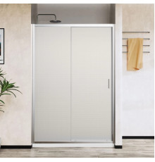 Душевая дверь Vincea City VDS-5CT130MT 130 см, профиль хром, стекло текстурное