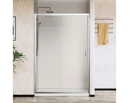 Душевая дверь Vincea City VDS-5CT140CL 140 см, профиль хром, стекло прозрачное