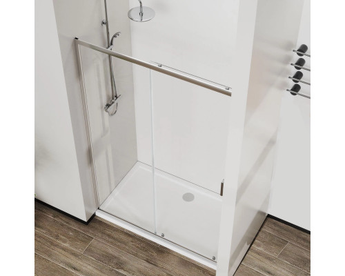 Душевая дверь Vincea City VDS-5CT150CL 150 см, профиль хром, стекло прозрачное