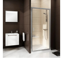 Душевая раздвижная дверь Ravak Blix BLDP2 110 сатин Transparent 0PVD0U00Z1