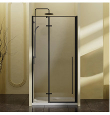 Душевая дверь Vincea Slim-N VDPH-5SN900CLB 90 см, профиль черный матовый, стекло прозрачное