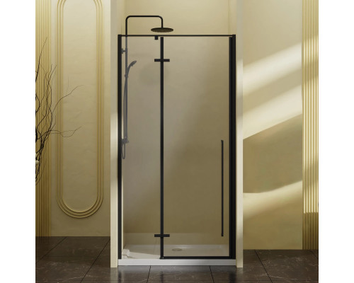 Душевая дверь Vincea Slim-N VDPH-5SN100CLB 100 см, профиль черный матовый, стекло прозрачное