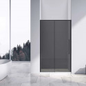Душевая дверь Vincea Slim-N VDS-4SN110CGB 110 см, профиль черный матовый, стекло тонированное