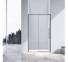 Душевая дверь Vincea Slim-N VDS-4SN130CLGM 130 см, профиль вороненая сталь, стекло прозрачное