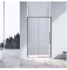Душевая дверь Vincea Slim-N VDS-4SN130CLGM 130 см, профиль вороненая сталь, стекло прозрачное